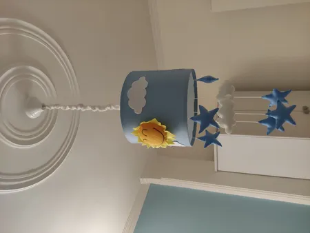 لوستر کودک تابنده مدل آفتاب