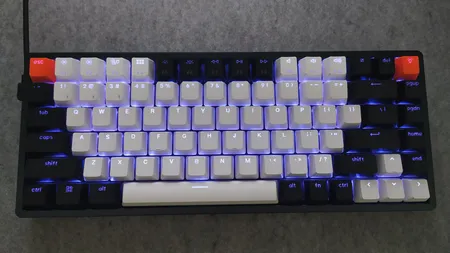 کیبورد مخصوص بازی کیکورن مدل K2 V2 Red Switch Hot-Swappable