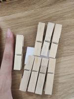 گیره دکوری مدل چوبی بسته 12 عددی