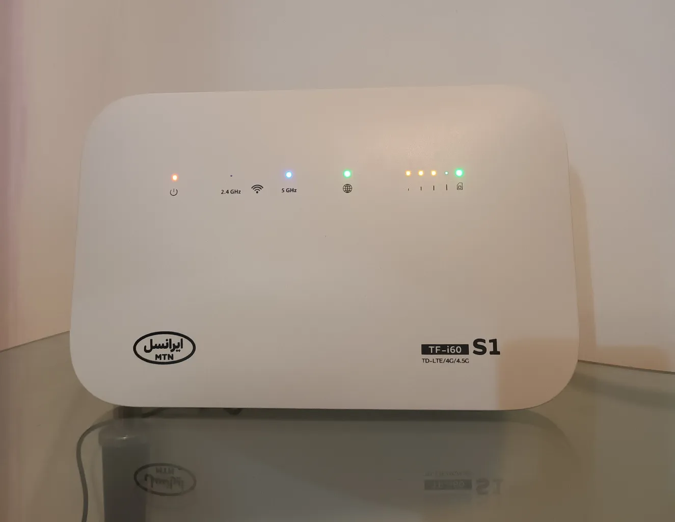 مودم 4G/4.5G/TD-LTE ایرانسل مدل TF-i60 S1 QSG