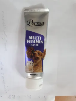 مکمل مولتی ویتامین سگ و گربه پرسا وزن 100 گرم