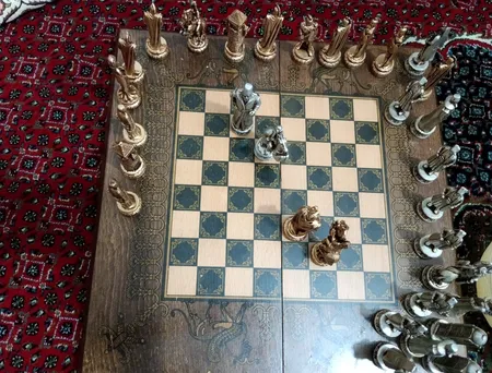 ست مهره شطرنج مدل E06