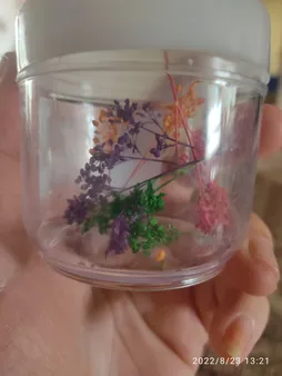 گل خشک مدل رزین اپوکسی مینیاتوری مجموعه 4 عددی