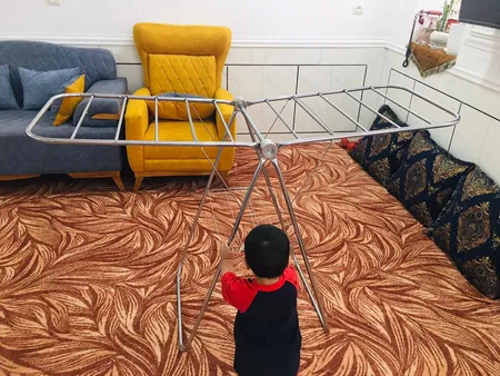 بند رخت ایران تاج مدل تاشو