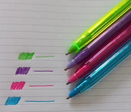 خودکار بیک1.2 مدل Cristal Soft and Fashion - بسته 4 عددی 4 رنگ سایز 0.8