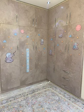 استیکر چوبی کودک باروچین مدل رویای فیلها کد 1300