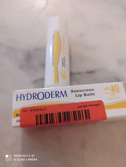 بالم لب ضد آفتاب هیدرودرم مدل SPF40 وزن 4.5 گرم
