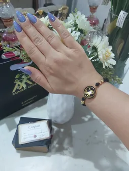 دستبند مارک گلد طرح ماه تولد دی کد GSB10