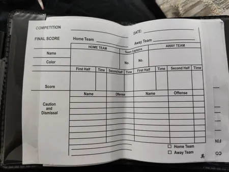 کارت داوری فوتبال طرح FIFA مجموعه 5 عددی