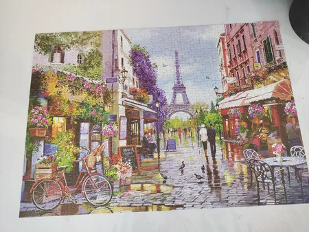 پازل 500 تکه ایران پازل طرح پاریس زیبا