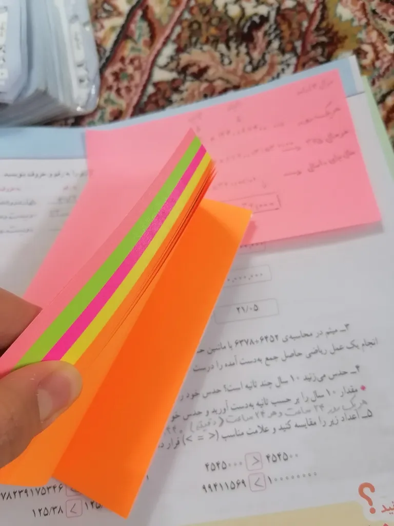 کاغذ یادداشت چسب دار اونر کد 473100 بسته 100 عددی