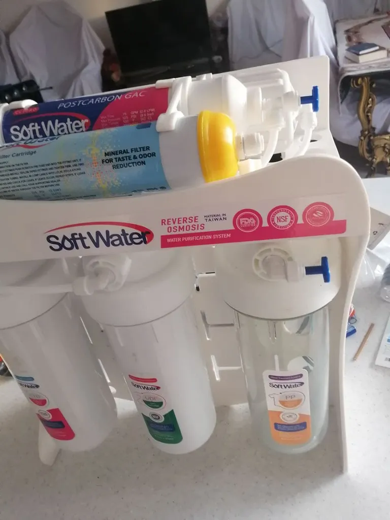 دستگاه تصفیه آب خانگی سافت واتر مدل RO8_OX