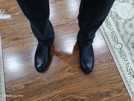 کفش طبی مردانه چرم عطارد مدل چرم طبیعی کد SH52