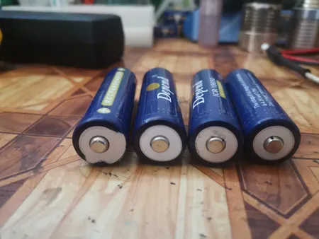 باتری لیتیوم یون قابل شارژ دیپند مدل ICR-18650 ظرفیت 8800 میلی آمپر ساعت بسته 4 عددی