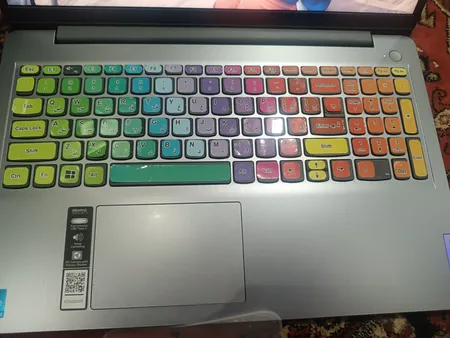 برچسب کیبورد طرح پالت کد 1 با حروف فارسی