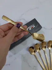 تجریه خرید قاشق بستنی خوری ناب استیل مدل فلورانس پی وی دی بسته 6 عددی