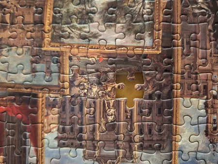 پازل 1000 تکه فاکس پازل طرح تالار روم مدرن کد 62400