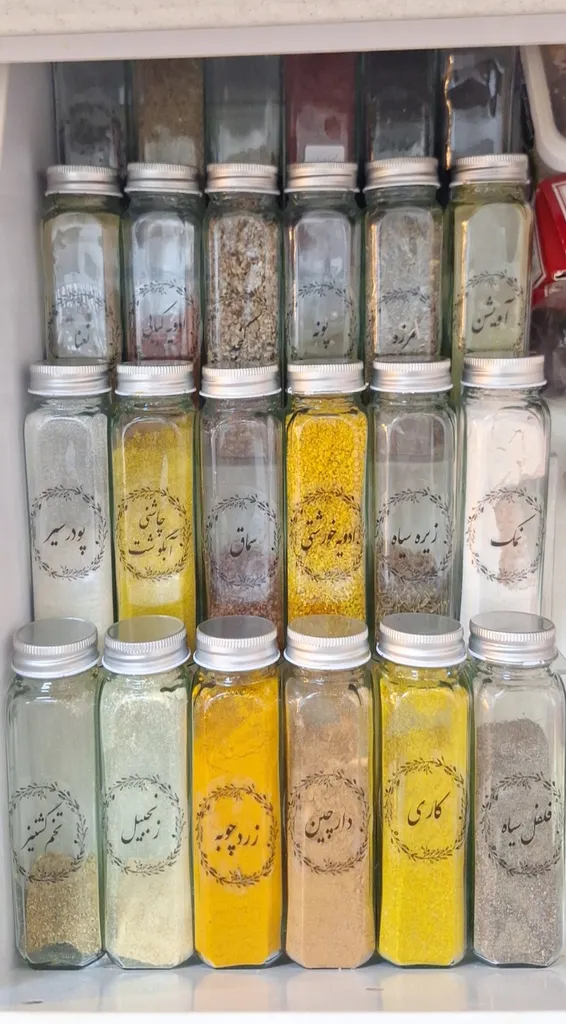 جا ادویه مدل آنتیک S1-12 مجموعه 12 عددی