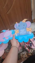 استیکر چوبی باروچین طرح شب بخیر کوچولو