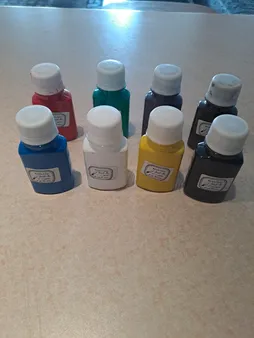 رنگ اکریلیک چلیپا مدل professional حجم 75 میلی لیتر بسته 8 عددی