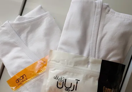 زیرپوش مردانه آریان نخ باف کد 6-1211 بسته 6 عددی
