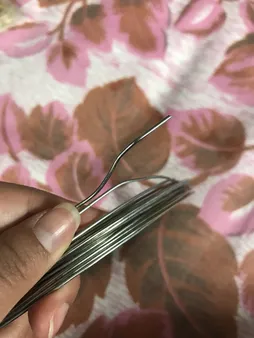 سیم مفتول ساخت زیورالات مدل 6cm کد 361