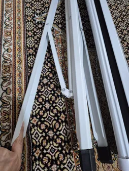 پرده نمایش پایه دار پروژکتور اسکوپ پارچه عالی سایز 180x180