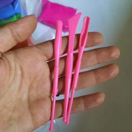 خمیر و ابزار مجسمه سازی مجسمه سازی کد‌ 007 بسته 12 عددی به همراه ابزار