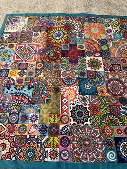 رومیزی طرح سنتی کد 9236