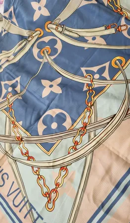 روسری زنانه مدل ابریشم مزونی کد 9066