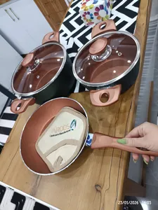 تجریه خرید سرویس پخت و پز 5 پارچه عروس مدل دلوین