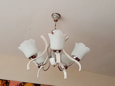 لوستر چشمه نور 5 شعله کد 888/5WT