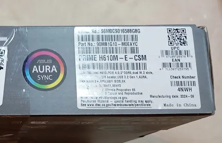 مادربرد ایسوس مدل PRIME H610M-E-CSM