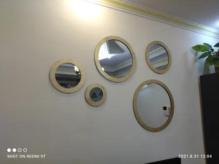آینه دکوراتیو دکو گیوا مدل G65 مجموعه 5 تکه