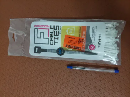 بست کمربندی فروزش مدل F20 سایز 20 سانتی متر بسته 100 عددی