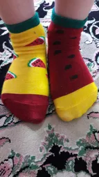 جوراب دخترانه طرح هندوانه