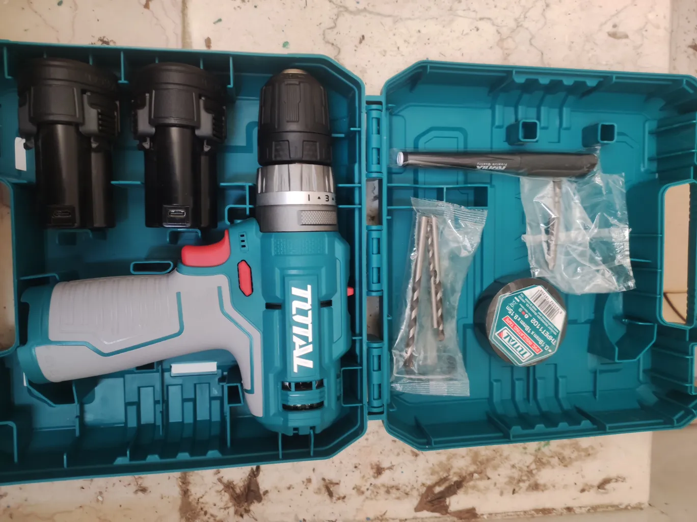 دریل پیچ گوشتی چکشی توتال مدل TIDLI12202