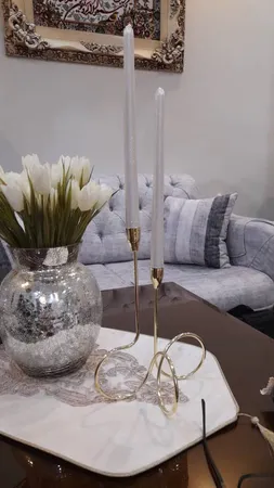 شمعدان طرح پیچ مدرن کد 007