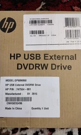 درایو DVD اکسترنال اچ پی مدل GP70N