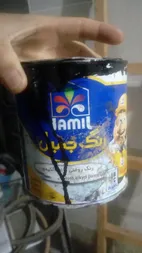 رنگ روغنی مشکی براق جمیل مدل GLASS کد 716 حجم 1 لیتری