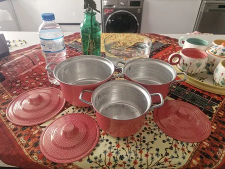 سرویس قابلمه 6 پارچه مدل لاله