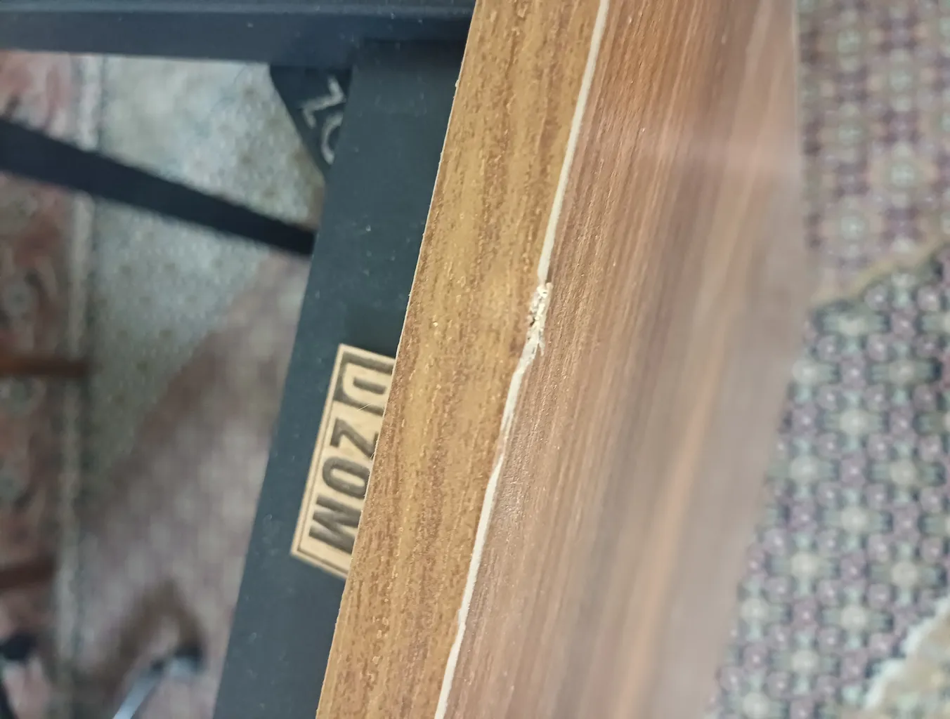 میز جلسه دیزم مدل مونتاژی TLD_asm_160×90_BRN