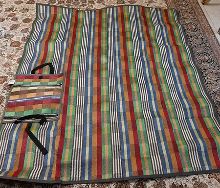 زیرانداز سفری 4 نفره مدل ضدآب ساحل