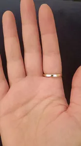 تجریه خرید انگشتر طلا 18 عیار زنانه گلدم مدل گوی البرناردوR-3310001