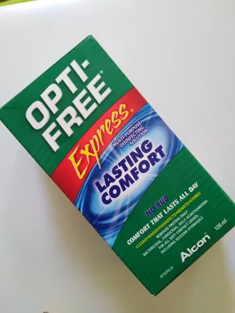 محلول شستشوی لنز اپتی فری مدل Opti Free Express حجم 120 میلی لیتر