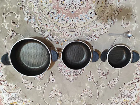 سرویس تابه 3 پارچه مدل زنبوری کد G22