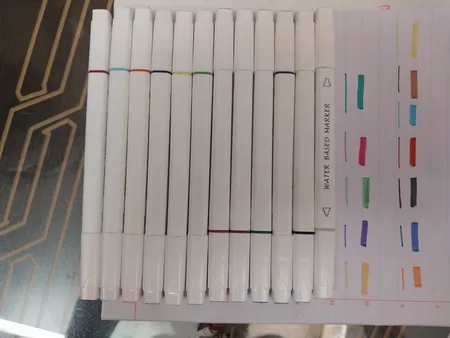 ماژیک علامت گذار کد 01 بسته 12 عددی