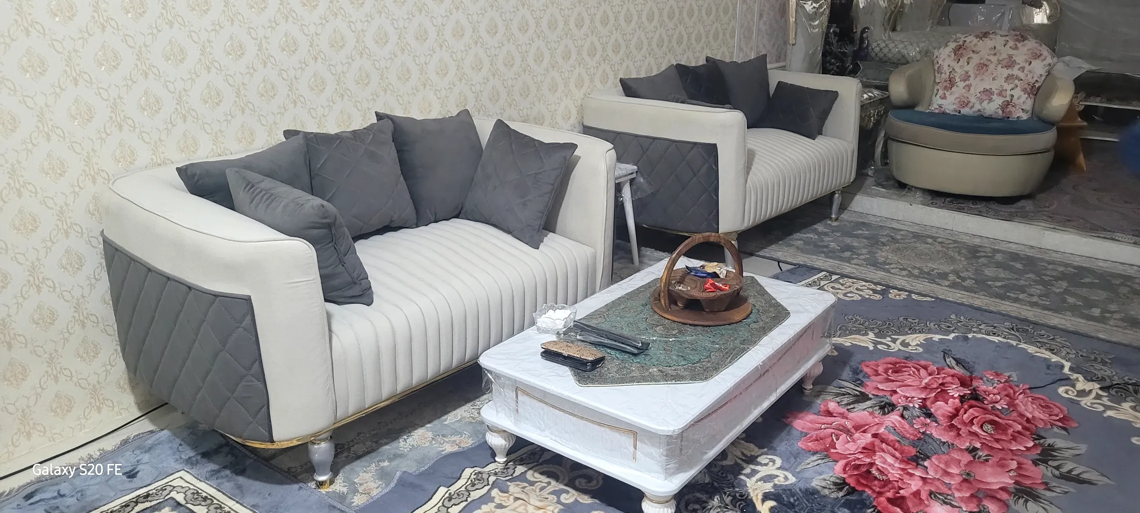 مبل راحتی شش نفره ایران استیل مدل روبرتو کد 02