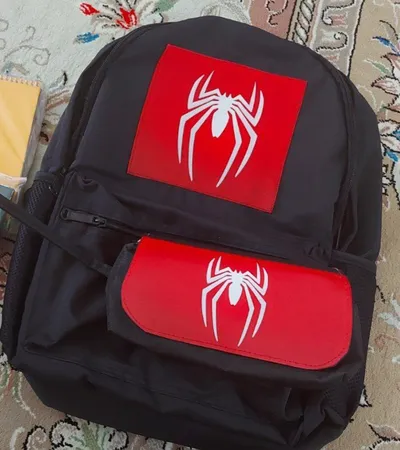 کوله پشتی طرح مرد عنکبوتی کد Spider Man به همراه جامدادی