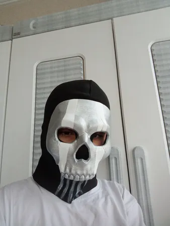 ماسک ایفای نقش مدل گوست طرح بازی کال آف دیوتی